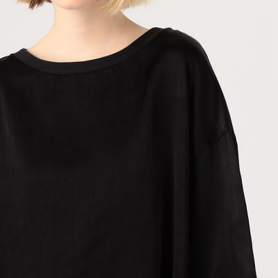ブラウス シャツ ソフトサテン ビッグTシャツブラウス レディース TOMORROWLAND｜ソフトサテン ビッグTシャツブラウス | Rakuten