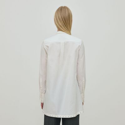 【新品】23区　ニジュウサンク　エディターズチュニックTシャツ　ラベンダー　38 alexanderwang アレキサンダーワング コットン オーバーサイズ