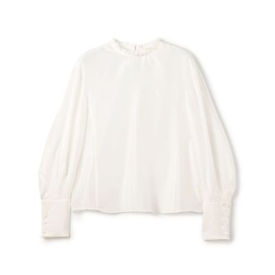 ＜maison TOMORROWLAND＞シルクハブタエ　プルオーバーブラウス