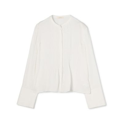 ＜maison TOMORROWLAND＞ハイツイストレーヨン　ピンタックブラウス