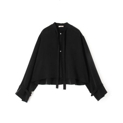 ＜maison TOMORROWLAND＞フィブリルキュプラポリ　クロップドリラックスブラウス