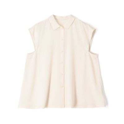 ＜maison TOMORROWLAND＞【予約商品５月中旬以降順次お届け】ジャージーライクジョーゼット　フレアブラウス