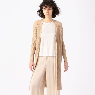 ハイツイストレーヨンナイロン　ロングカーディガン