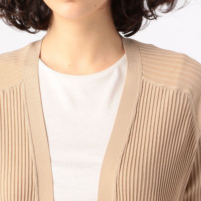ハイツイストレーヨンナイロン　ロングカーディガン