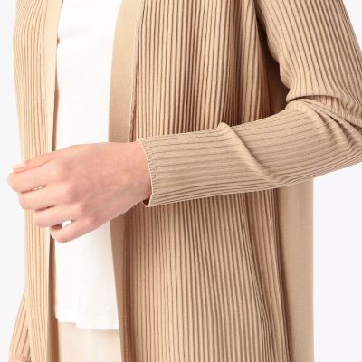 ハイツイストレーヨンナイロン　ロングカーディガン