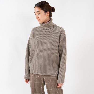 ウール　タートルネックプルオーバー