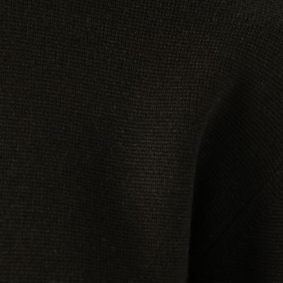 ベーシックミラノリブ　モックネックプルオーバー