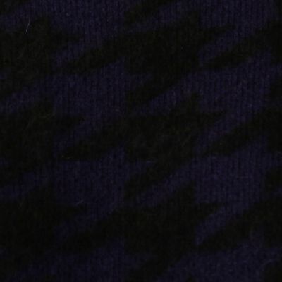 ジャカードチェック　ラウンドネックプルオーバー
