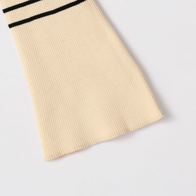 コットンナイロンリブ　クルーネックプルオーバー