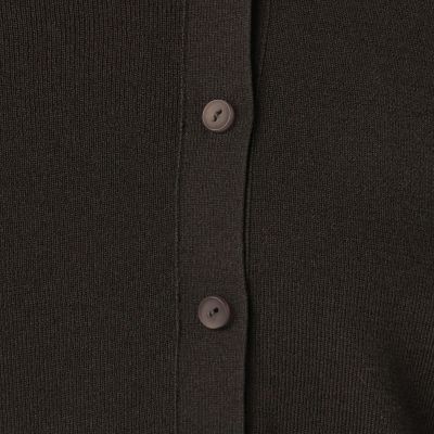 レーヨンナイロンストレッチ　アシンメトリーカーディガン