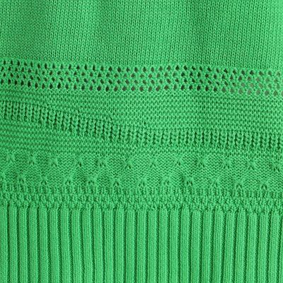ミックスステッチニット　Ｖネックベスト