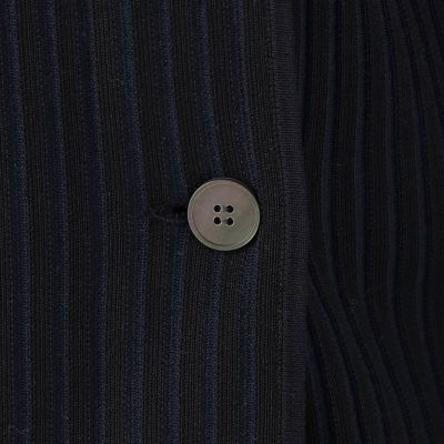 コットンポリエステルアセテート　ラペルカラーカーディガン