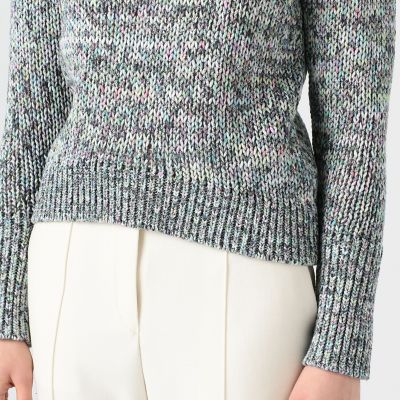 ペインテッドヤーン　クルーネックプルオーバー
