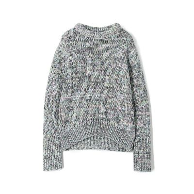 ペインテッドヤーン　クルーネックプルオーバー