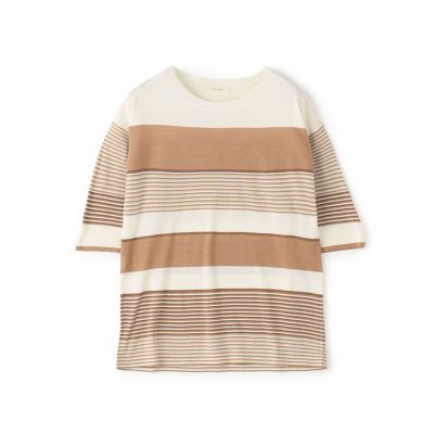 ＜maison TOMORROWLAND＞シルクプレーンステッチ　クルーネックプルオーバー