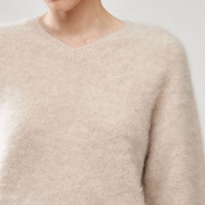 フォックスカシミヤ　Ｖネックプルオーバー