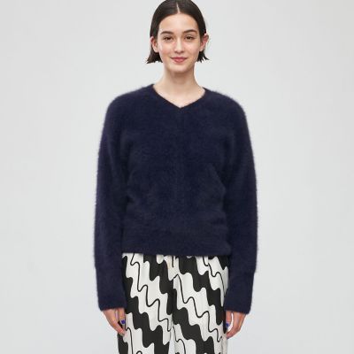 フォックスカシミヤ　Ｖネックプルオーバー