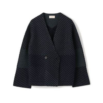インレーニット　Ｖネックカーディガン