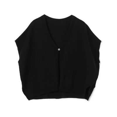 ＜maison TOMORROWLAND＞シルケットコットン　Ｖネックジレ