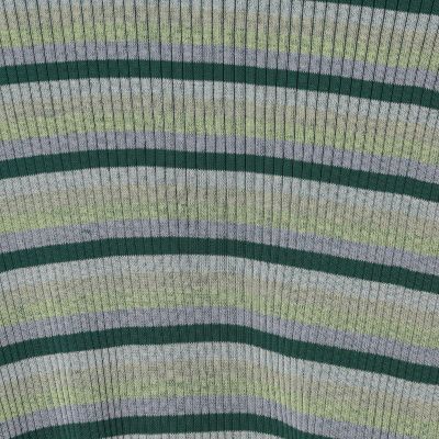 コットンアセテートリブ　クルーネックプルオーバー