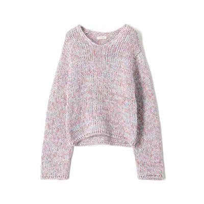 ＜maison TOMORROWLAND＞ペインテッドヤーン　Ｖネックプルオーバー