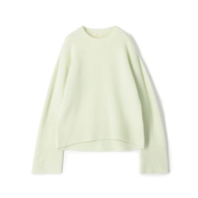 ＜maison TOMORROWLAND＞フラッフィーニット　クルーネックプルオーバー