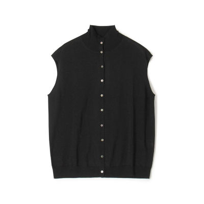 ＜maison TOMORROWLAND＞ウーステッドウール　ハイネックベスト