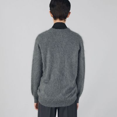 カーディガン ピュアカシミヤファー Vネックカーディガン レディース ピュアカシミヤファー Vネックカーディガン | maison