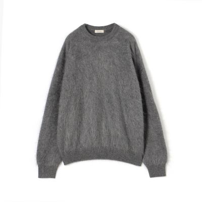 ピュアカシミヤファー　クルーネックプルオーバー
