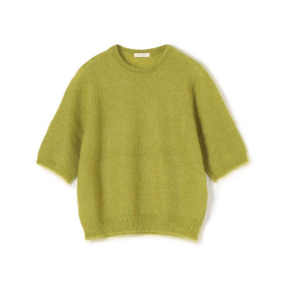 スーパーキッドモヘヤシルク ハーフスリーブプルオーバー | maison