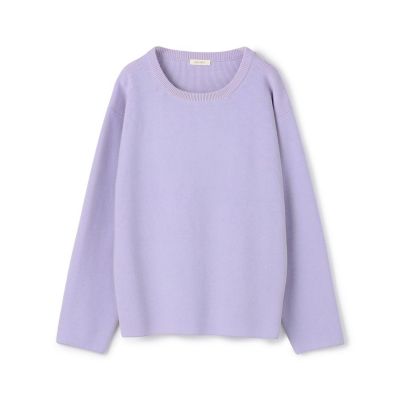 ＜maison TOMORROWLAND＞ウールポリエステル　クルーネックプルオーバー