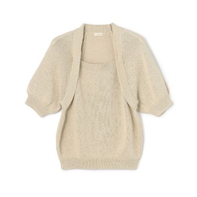 ＜maison TOMORROWLAND＞ギマコットンムリネ　トラペーズネックプルオーバー