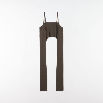 ウーステッドウール　ラップビスチェ