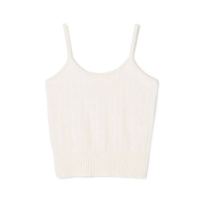 【SALE】maison TOMORROWLAND/メゾン トゥモローランド フォックスカシミヤ キャミソール 12ホワイトケイ トップス【三越伊勢丹/公式】