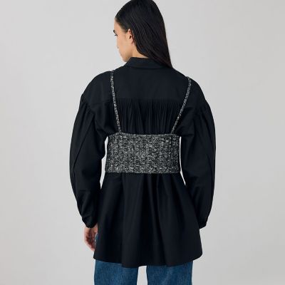 アルパカミックススラブ　ビスチェ