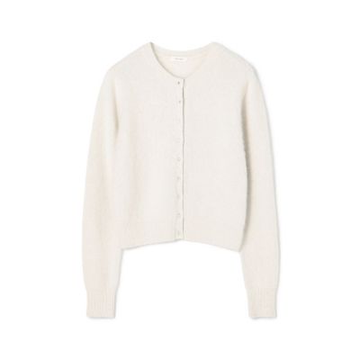 フォックスカシミヤ クルーネックカーディガン | maison TOMORROWLAND