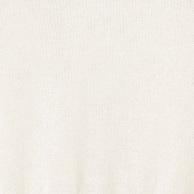 TOMORROWLAND トゥモローランド DES PRES コットンシルクペーパーツイスト タイ付きプルオーバー TOMORROWLAND tricot ギザコットン クルーネックプルオーバー