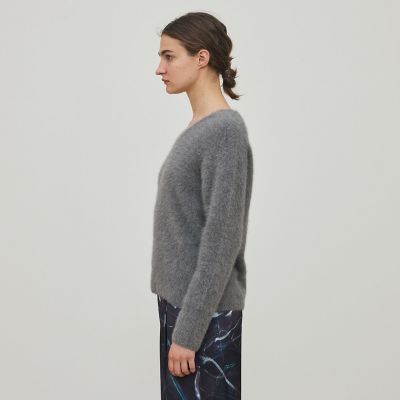 予約商品10月下旬以降順次お届け】フォックスカシミヤ混 V