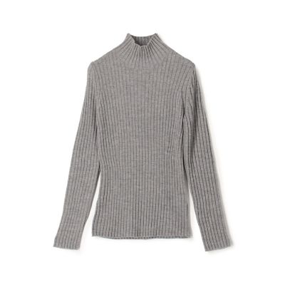 【送料無料】maison TOMORROWLAND/メゾン トゥモローランド ウールリブ ハイネックプルオーバー 13ライトグレー トップス【三越伊勢丹/公式】