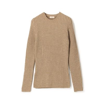 ＜maison TOMORROWLAND＞【予約商品１０月下旬以降順次お届け】ウールリブ　クルーネックプルオーバー
