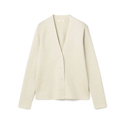 ＜maison TOMORROWLAND＞ハイツイストシルクストレッチ　Ｖネックカーディガン