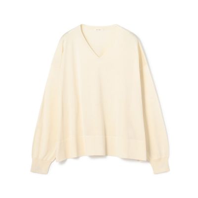 【極美品】ドゥーズィエムクラス コットンシルク Vネックプルオーバー 近年モデル マットシルク Vネックプルオーバー | maison TOMORROWLAND/メゾン