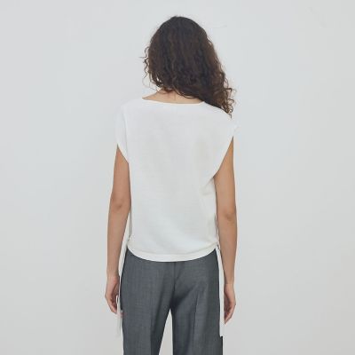ハイツイストドライコットン フレンチスリーブプルオーバー | maison