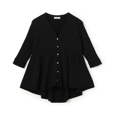 ドライポリエステルコットン Vネックカーディガン | maison