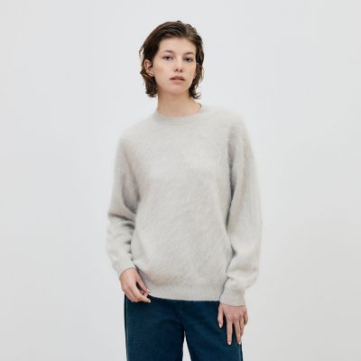 カシミヤファーニット クルーネックプルオーバー | maison
