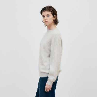 カシミヤファーニット クルーネックプルオーバー | maison