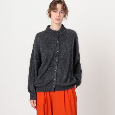 店舗限定】カシミヤファーニット シャツカラーカーディガン | maison