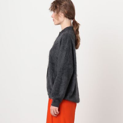 店舗限定】カシミヤファーニット シャツカラーカーディガン | maison