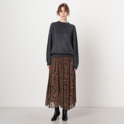 カシミヤファーニット クルーネックプルオーバー | maison