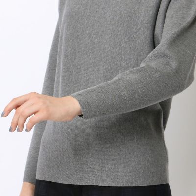 ウール　ボートネックプルオーバー